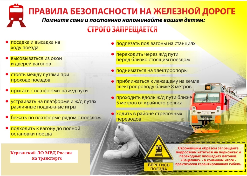 Памятки безопасности на железной дороге!.