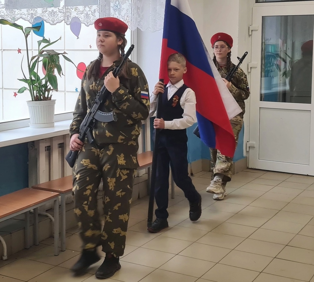 Традиционная торжественная линейка.